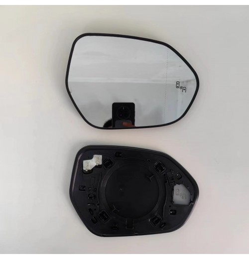 Auto Part Rearview Mirror Lens Glossy Black Rearview Mirror Side Mirror For Toyota Corolla